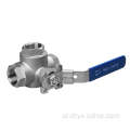 ثلاث طريق L Port /T Port Ball Valve